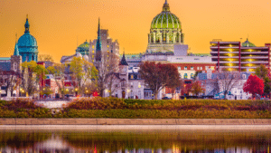 Harrisburg state capitol
